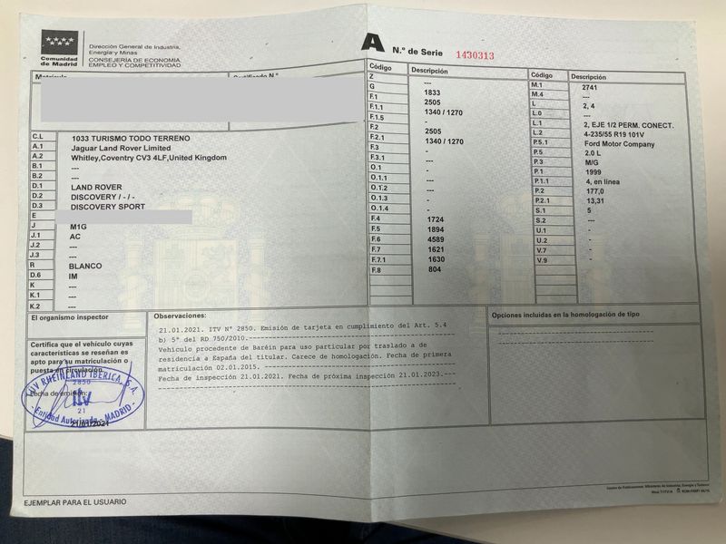Land Rover Discovery Sport 2.0 Turbo HSE — zdjęcie 16