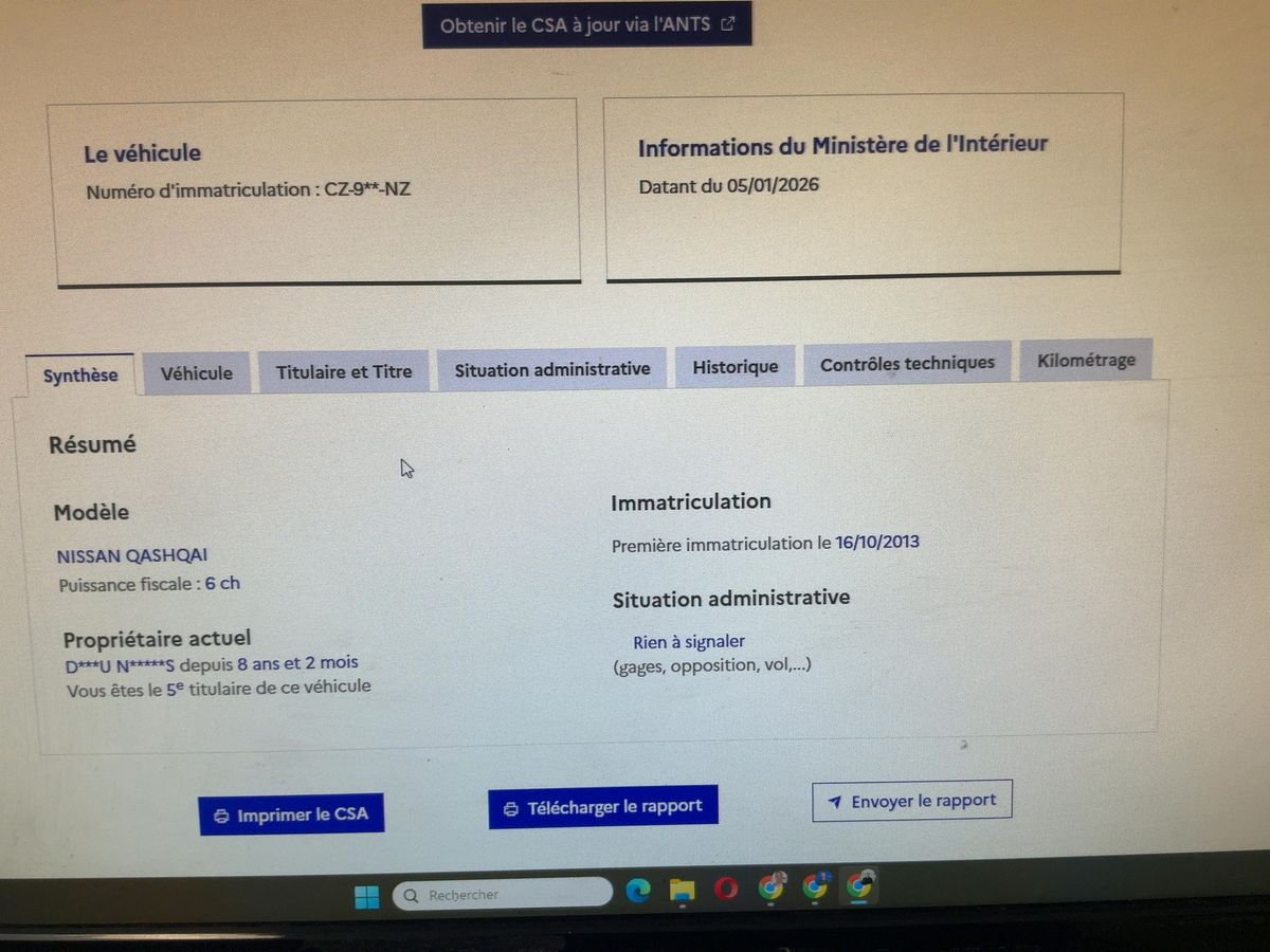 Nissan Qashqai d'occasion