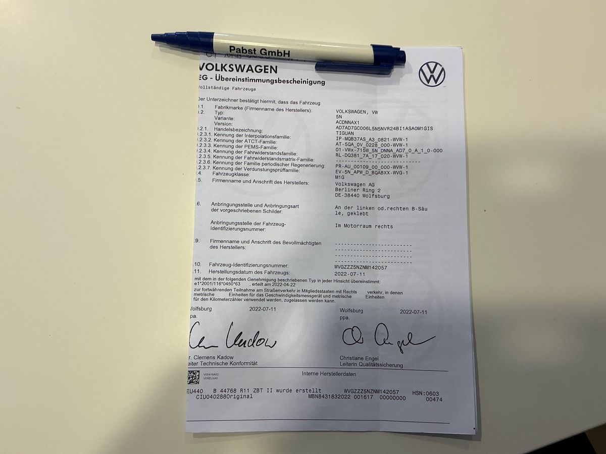 Volkswagen Tiguan Allspace 2.0 TSI Life 4Motion