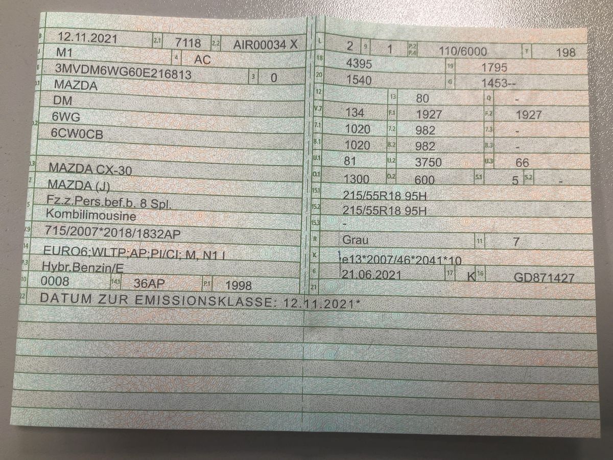 Mazda CX-30 2.0 Skyactiv-G Mild-Hybrid Selection 2WD