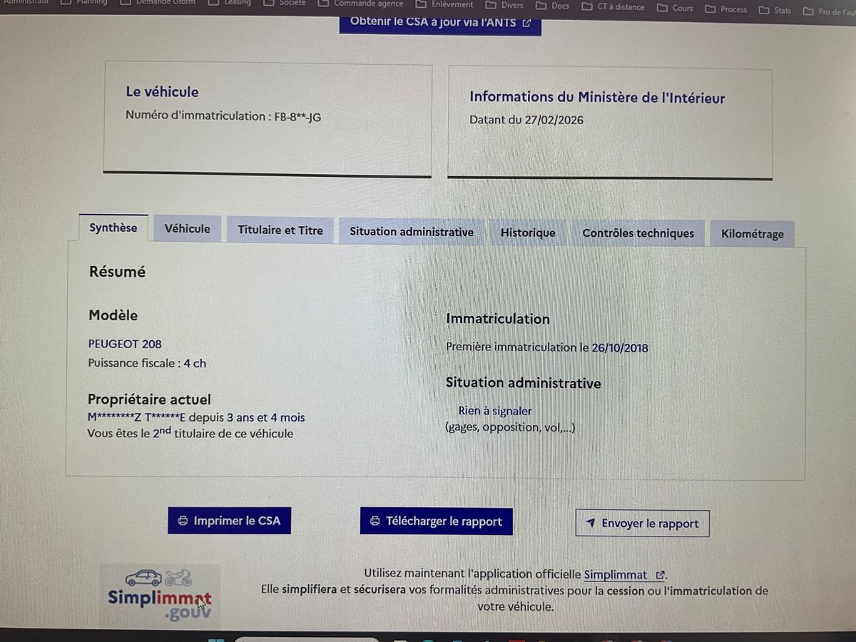 Peugeot 208 d'occasion