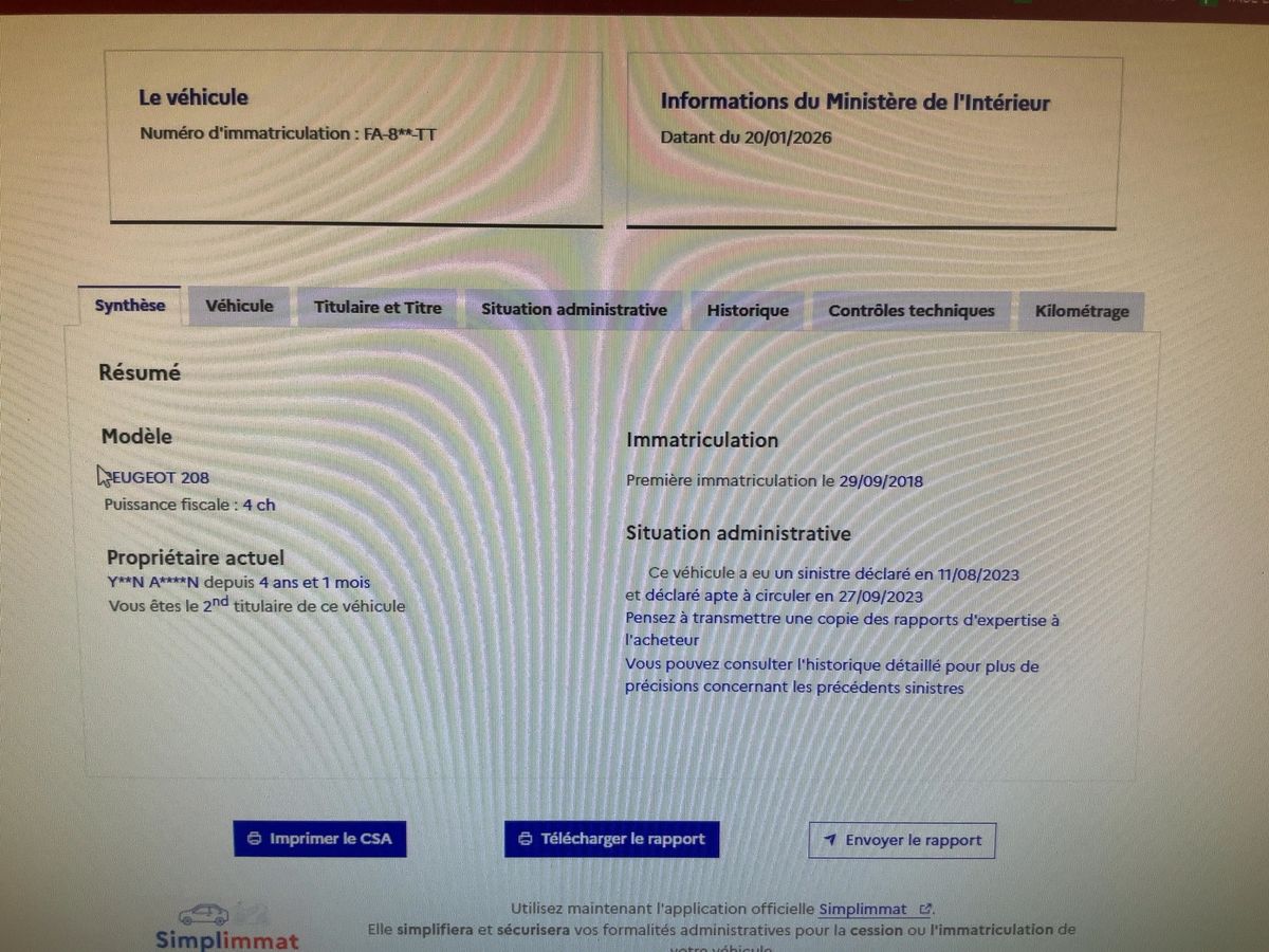 Peugeot 208 d'occasion