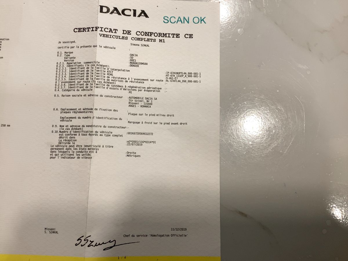 Dacia Dokker d'occasion