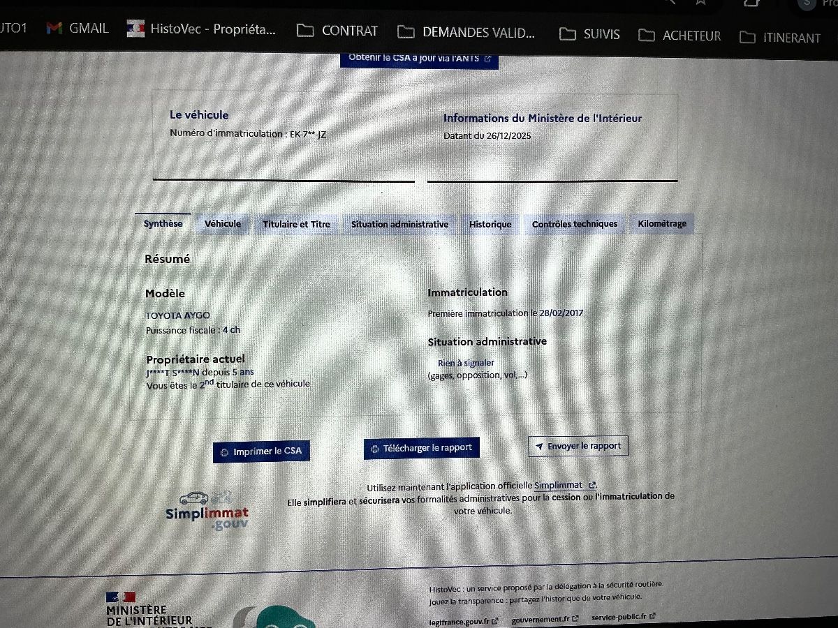 Toyota Aygo d'occasion