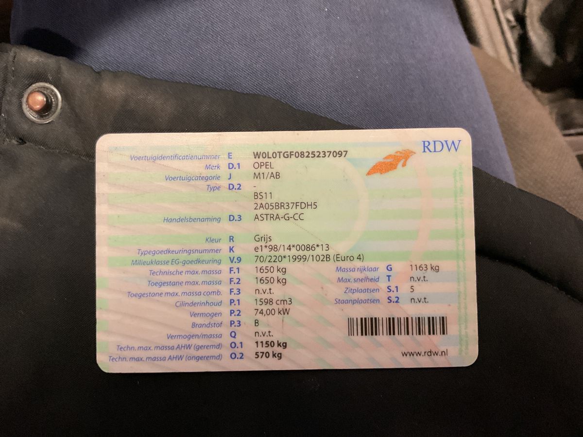 Opel Astra 1.6 Edition Silver