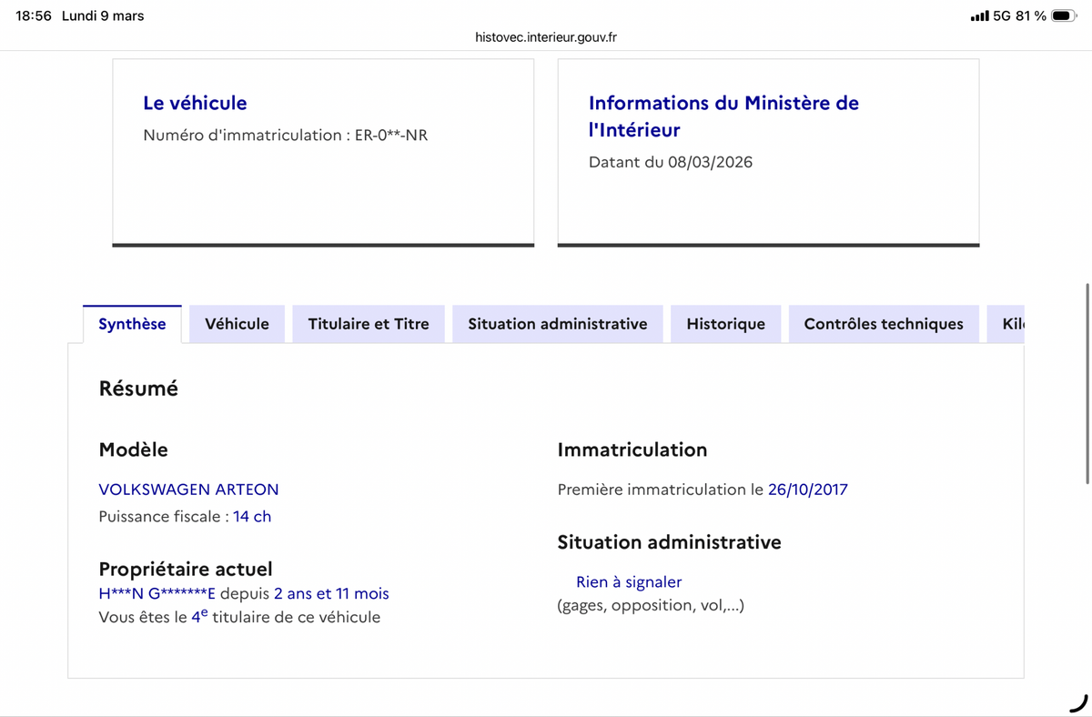 Volkswagen Arteon d'occasion