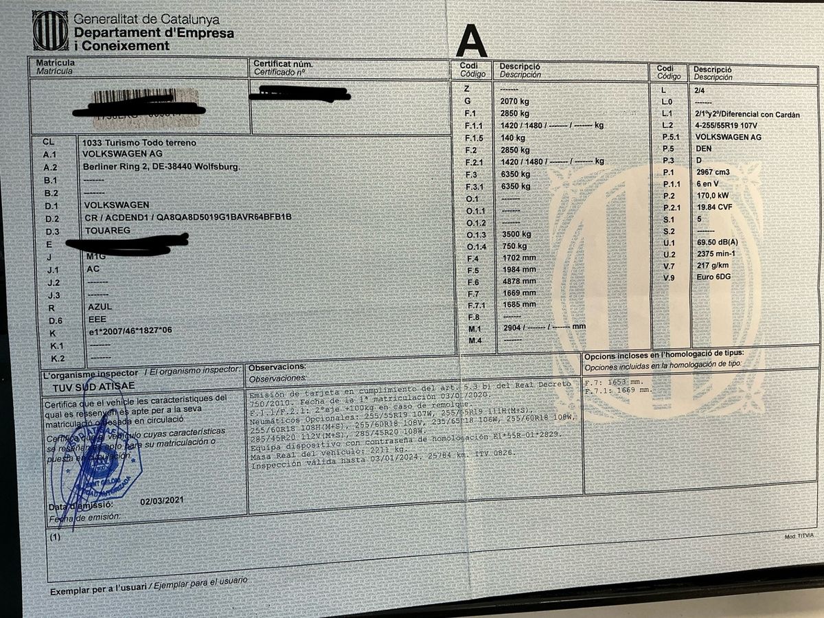 Volkswagen Touareg d'occasion