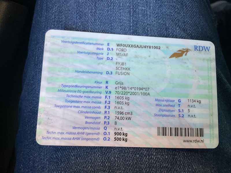 Ford Fusion 1.6 Plus — zdjęcie 5