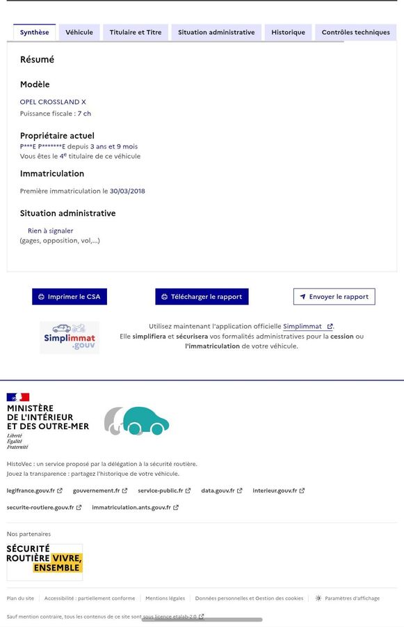 Opel Crossland d'occasion