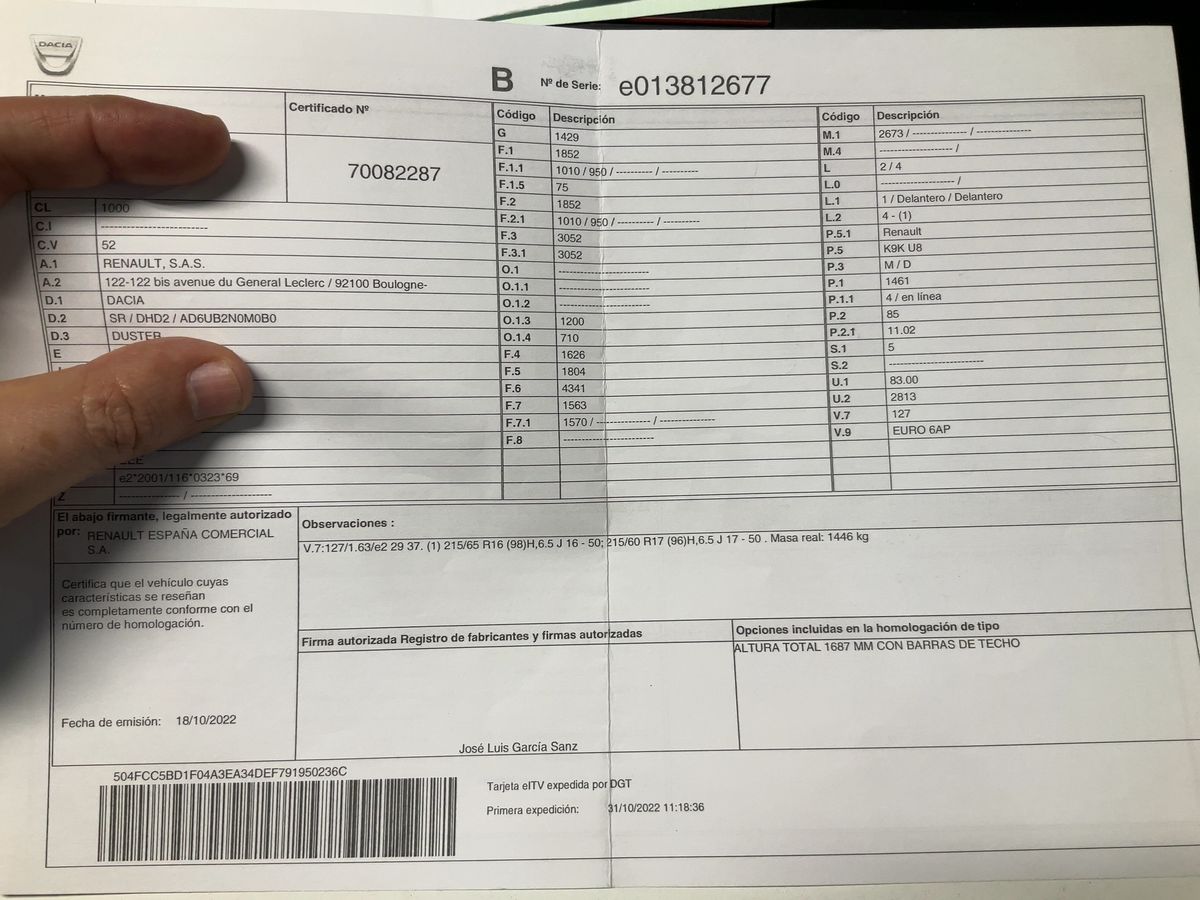 Dacia Duster d'occasion