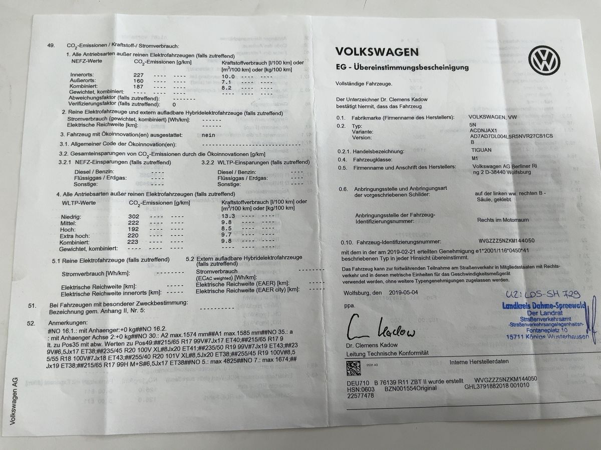 Volkswagen Tiguan d'occasion