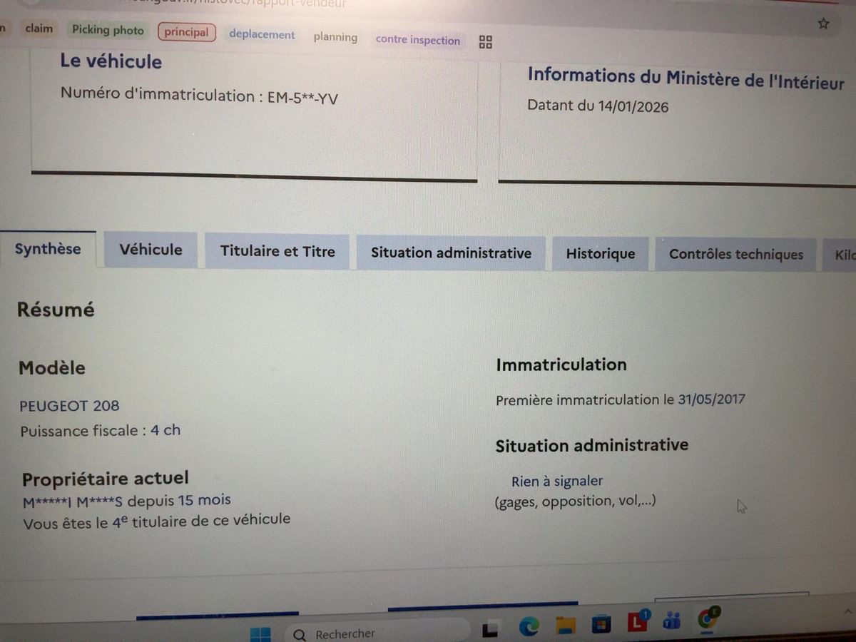 Peugeot 208 d'occasion