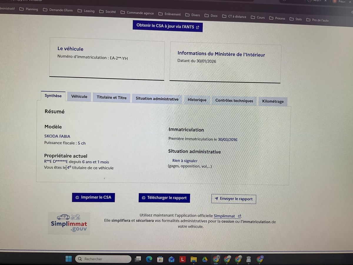 Skoda Fabia d'occasion