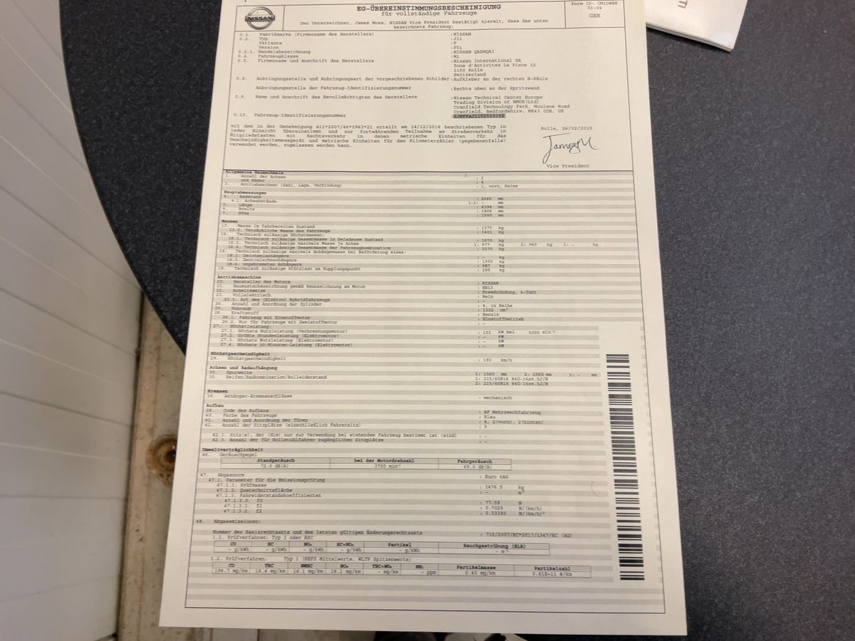 Nissan Qashqai d'occasion