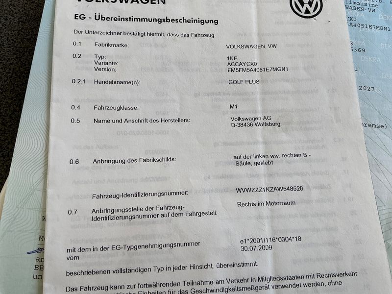 Volkswagen Golf VI Plus 1.6 TDI Trendline BlueMotion Tech — zdjęcie 6