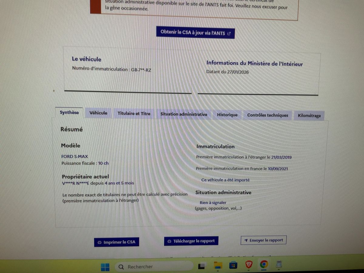 Ford S-Max d'occasion