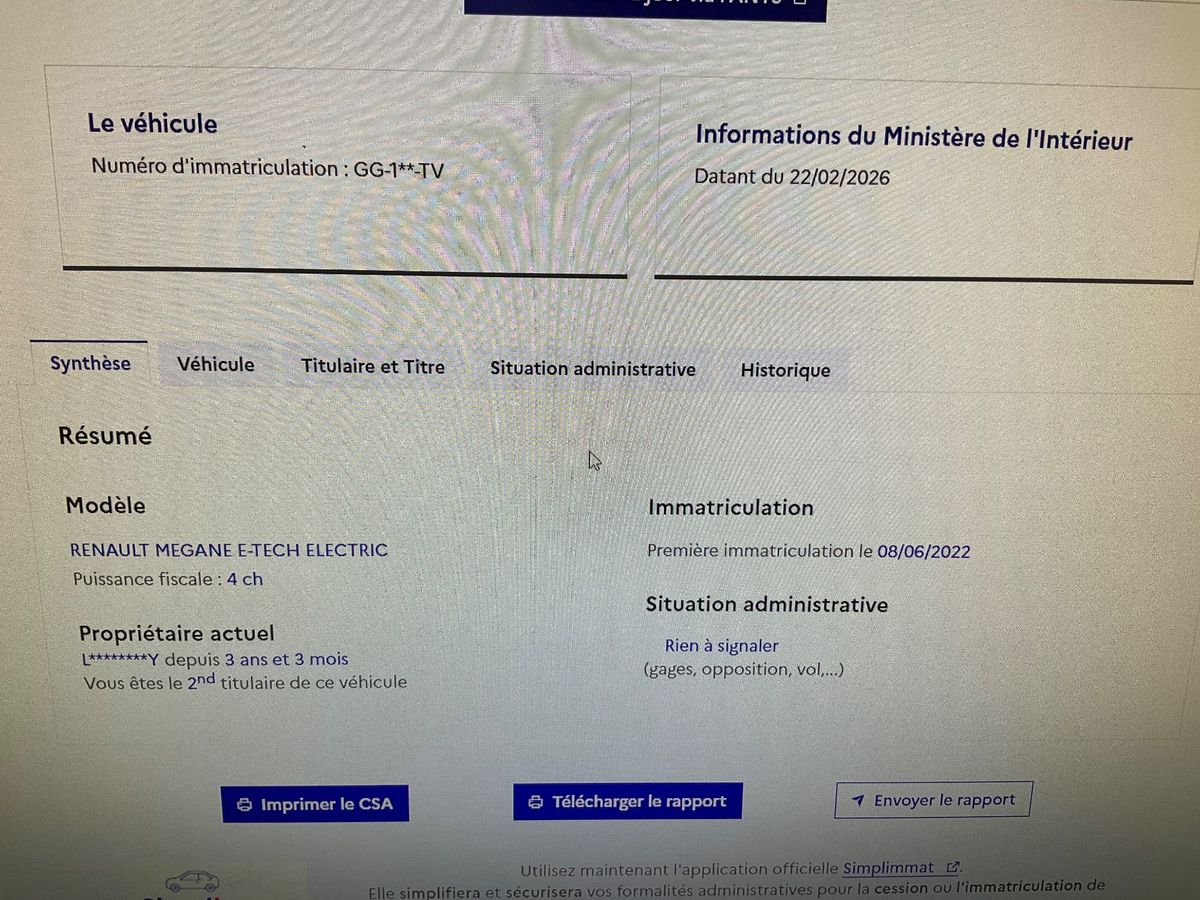 Renault Megane d'occasion