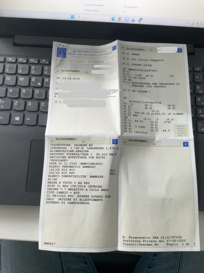 Smart fortwo d'occasion