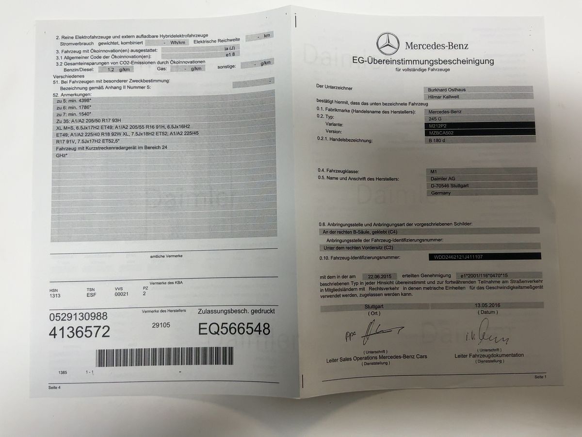 Mercedes-Benz B-Klasse d'occasion