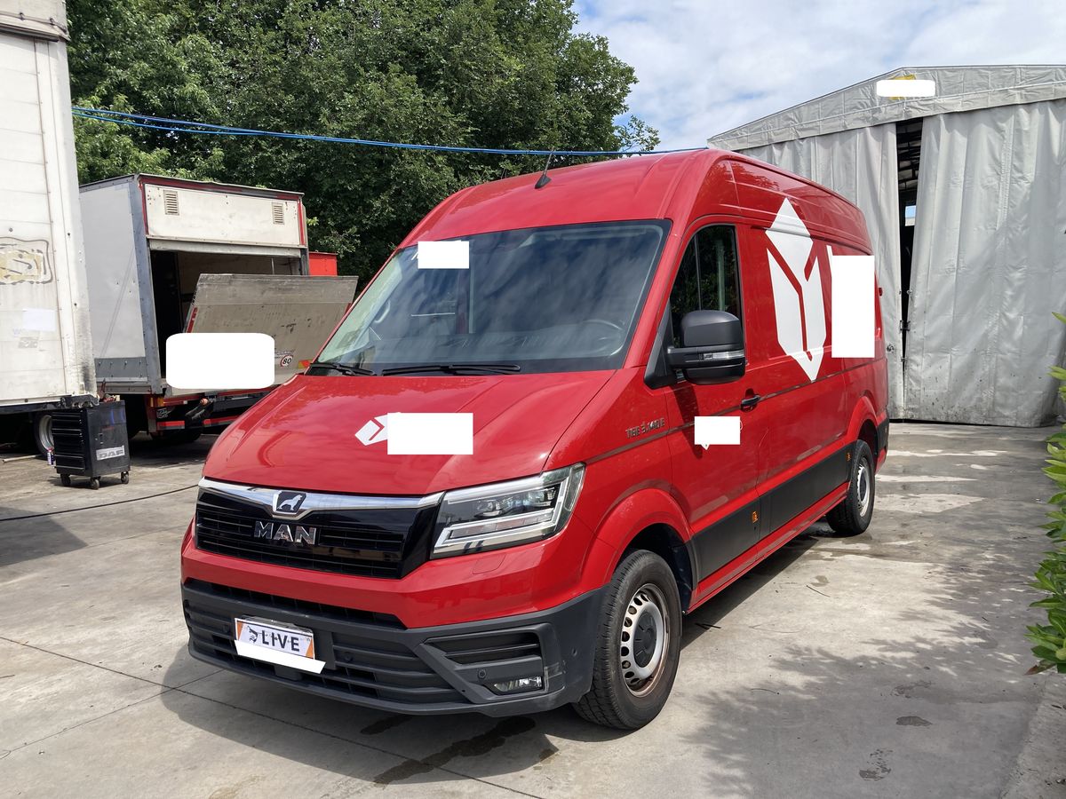 Man e-TGE electric drive 100 kW Kasten 3.140E Hochdach FWD