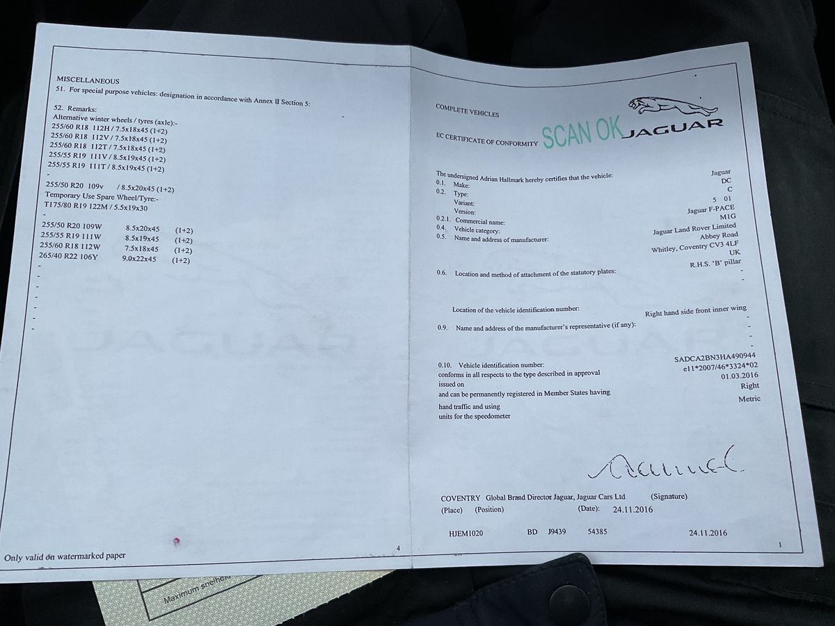 Jaguar F-Pace d'occasion