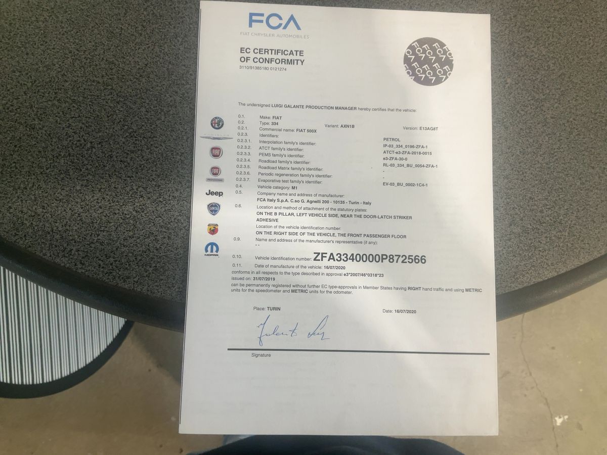 Fiat 500X 1.0 Turbo Sport