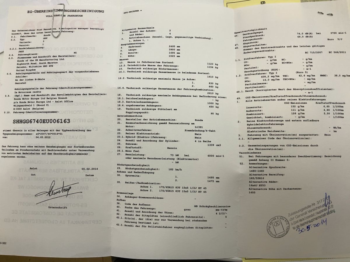 Honda Jazz 1.4 Comfort