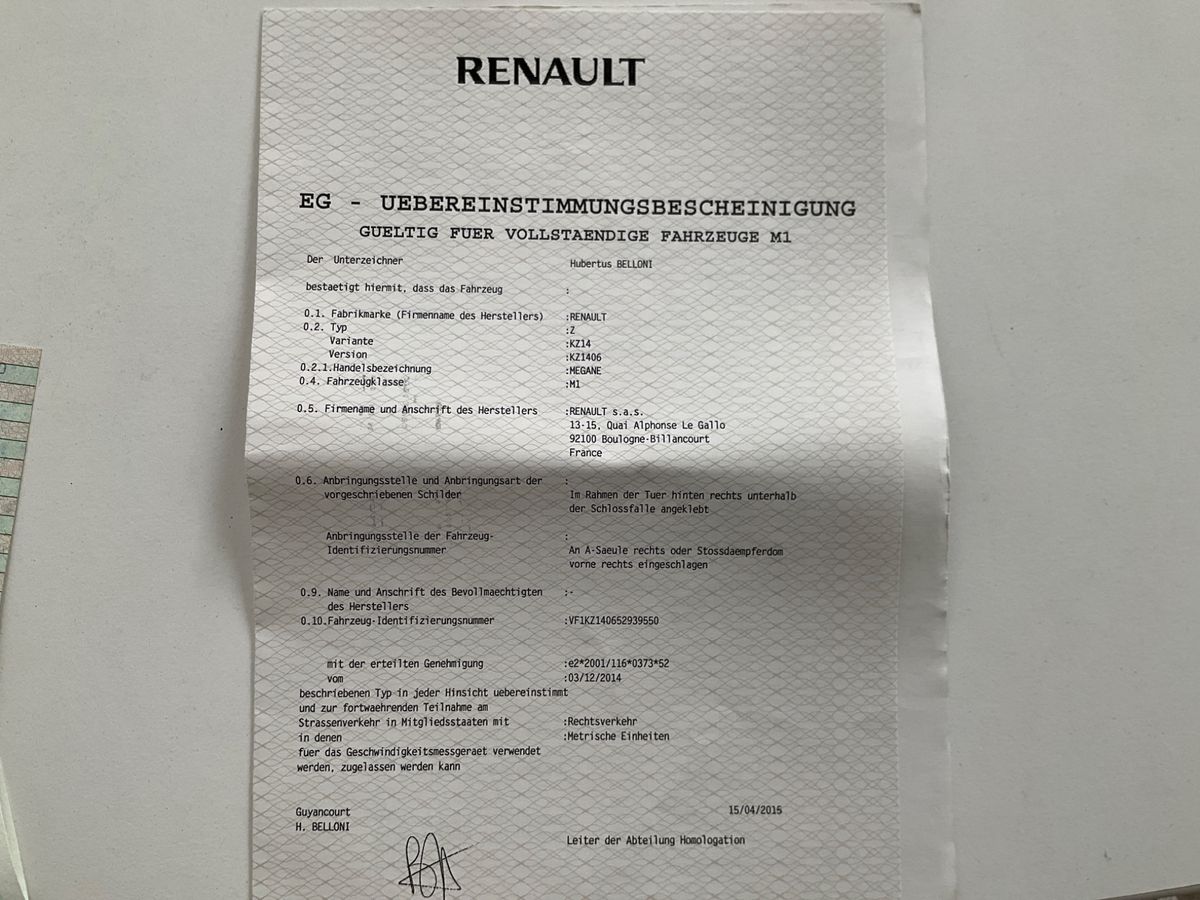 Renault Megane d'occasion