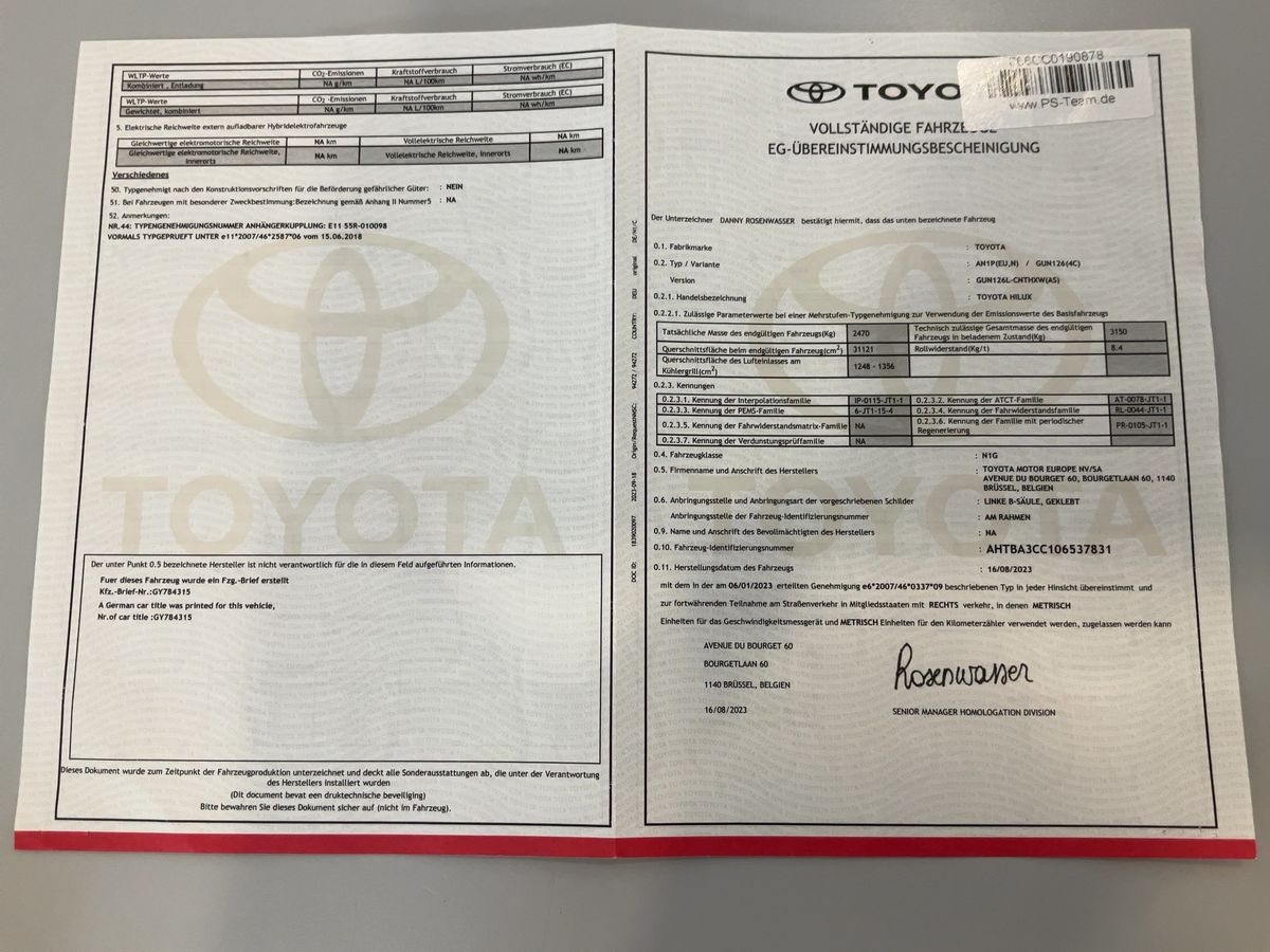 Toyota Hilux d'occasion