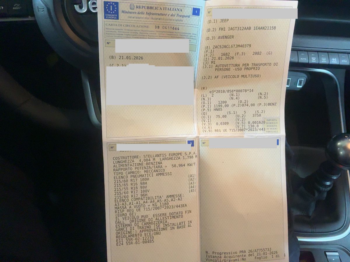 Jeep Avenger d'occasion