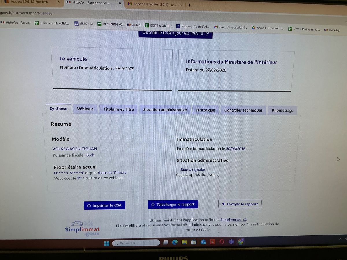 Volkswagen Tiguan d'occasion