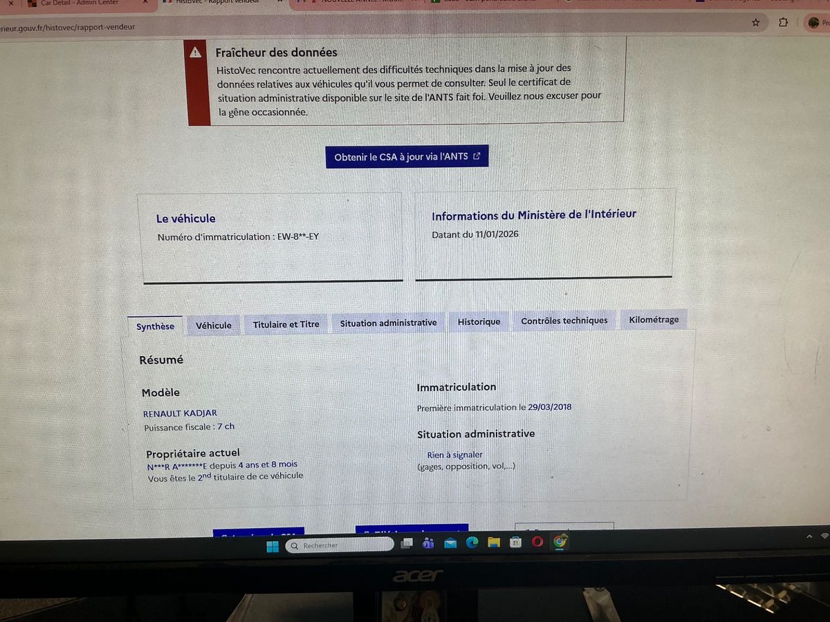 Renault Kadjar d'occasion