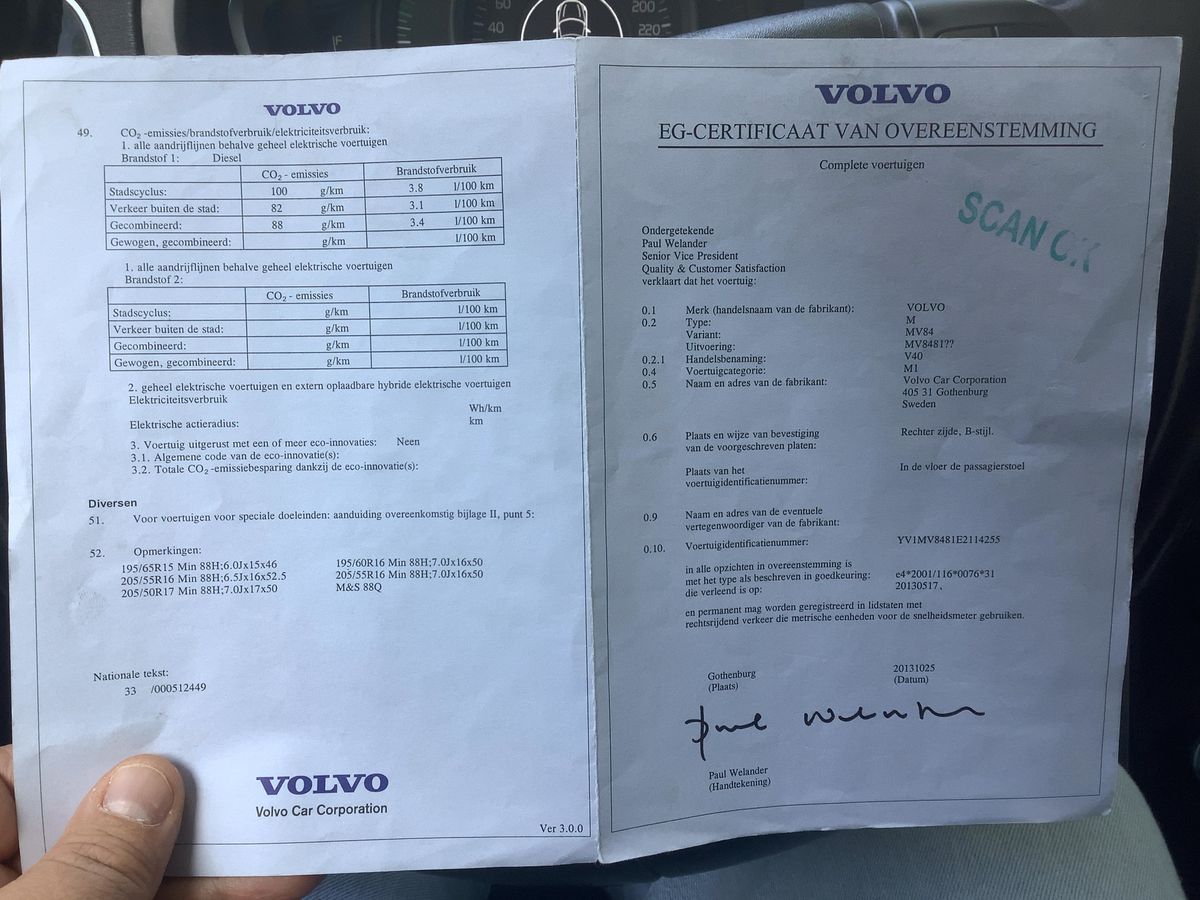 Volvo V40 d'occasion