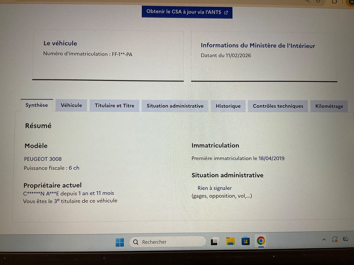 Peugeot 3008 d'occasion