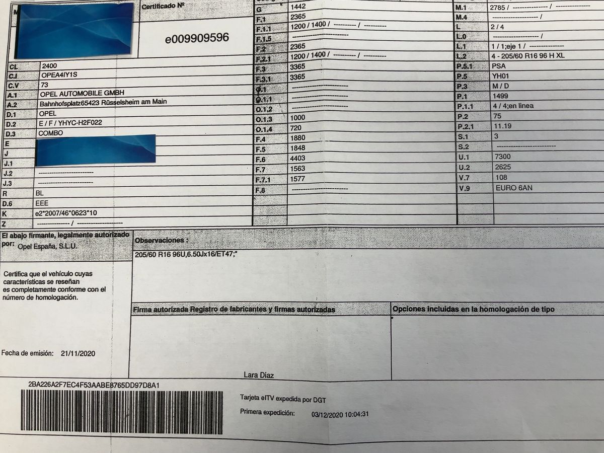 Opel Combo d'occasion