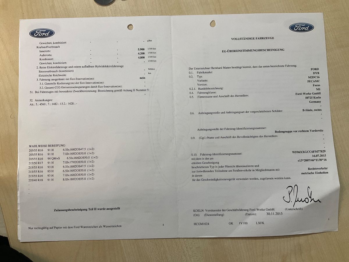 Ford Focus 1.0 EcoBoost Ambiente