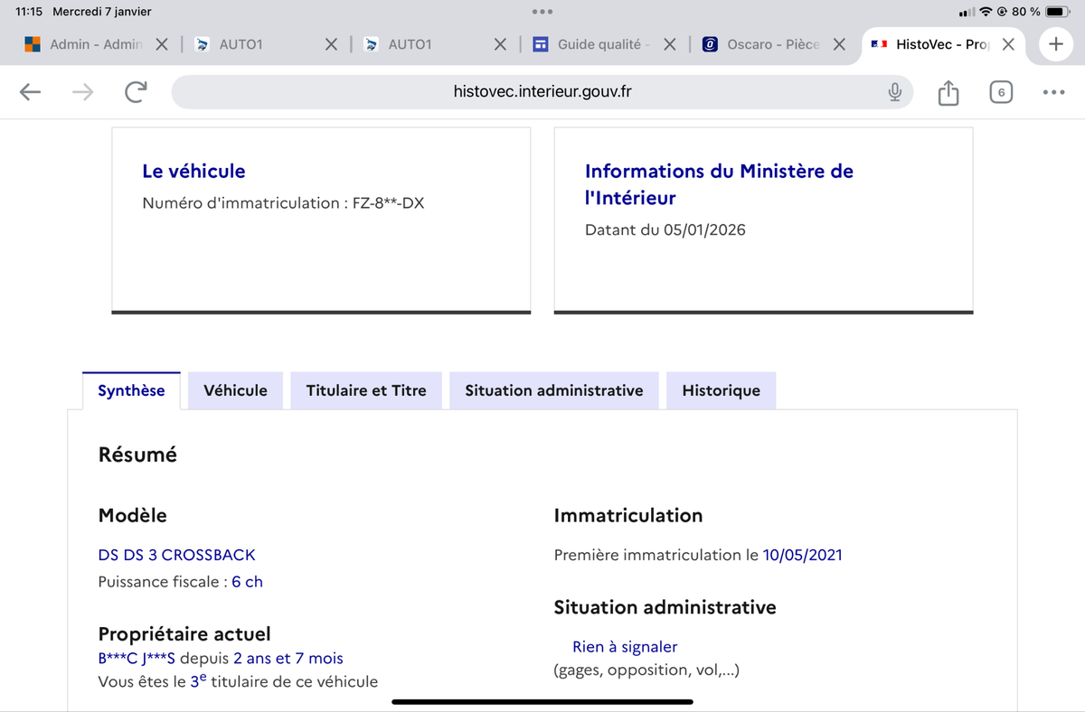 DS Automobiles d'occasion