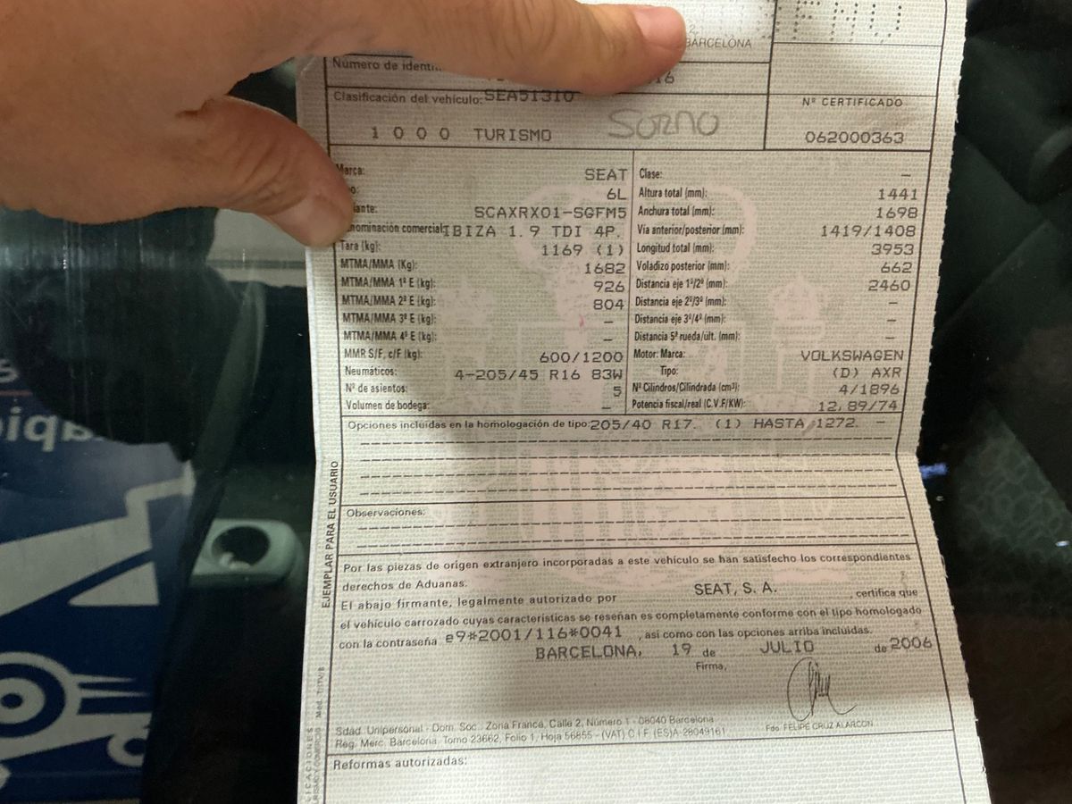 Seat Ibiza 1.9 TDI Reference