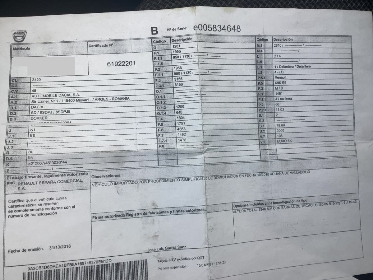 Dacia Dokker d'occasion