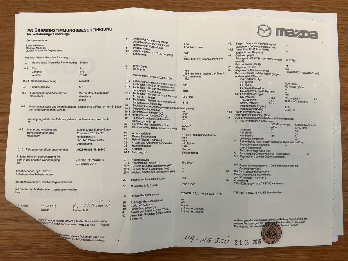 Mazda 3 d'occasion