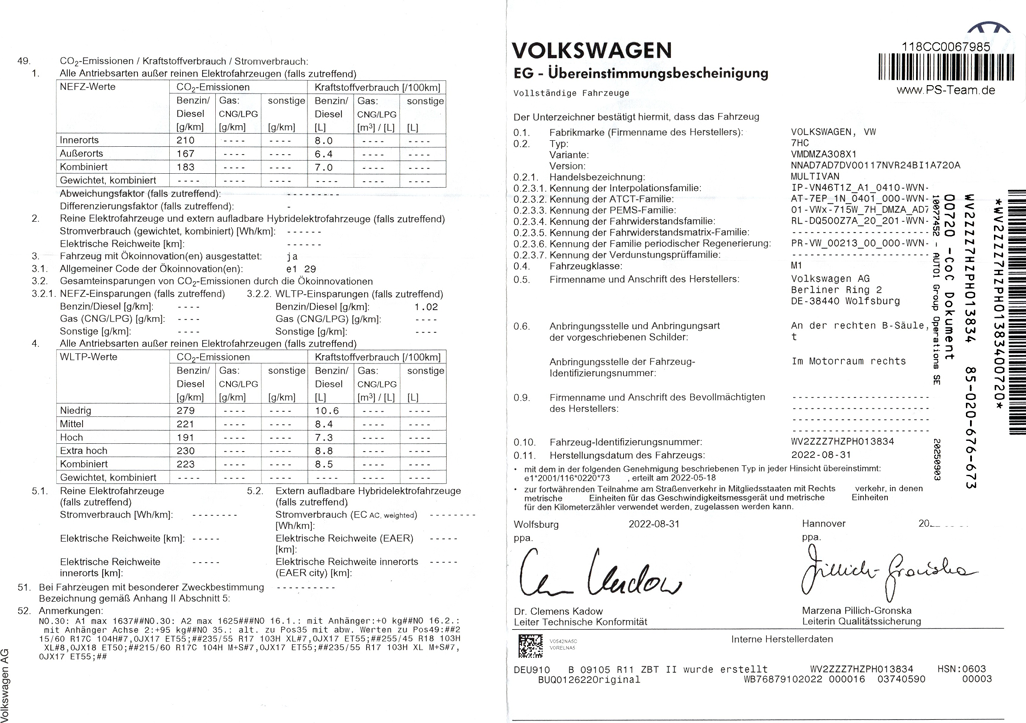 Volkswagen T6 d'occasion