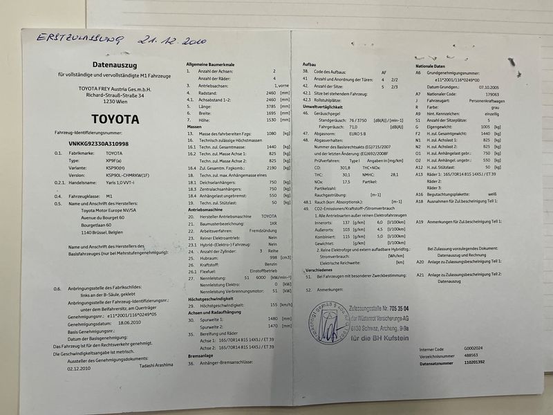 Toyota Yaris 1.0 VVT-i Young 2010 – снимка 6