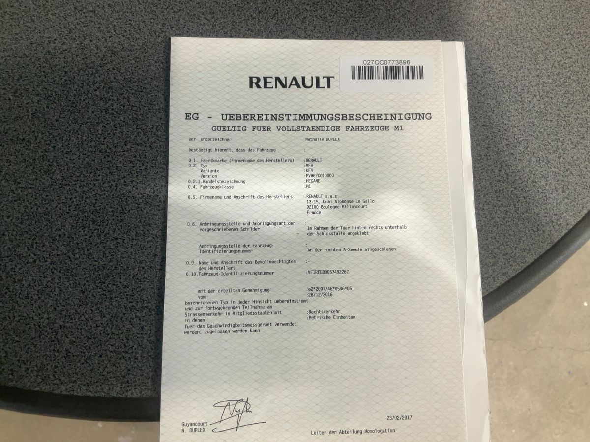 Renault Megane d'occasion