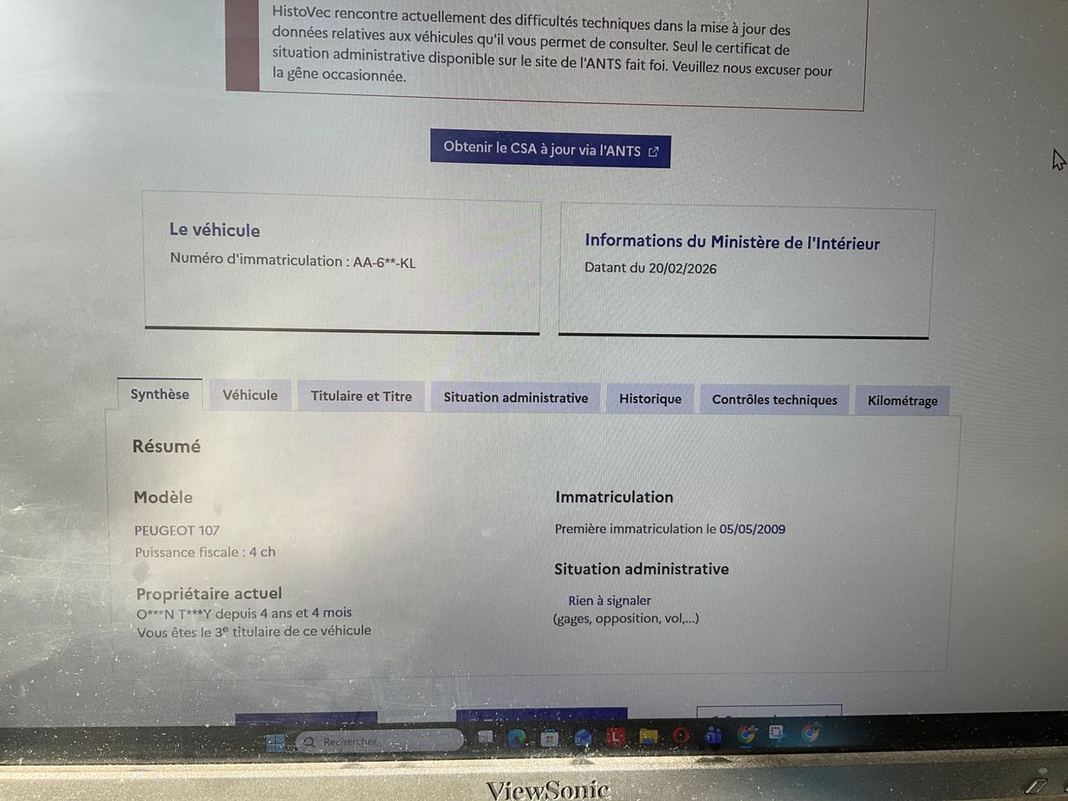 Peugeot 107 d'occasion