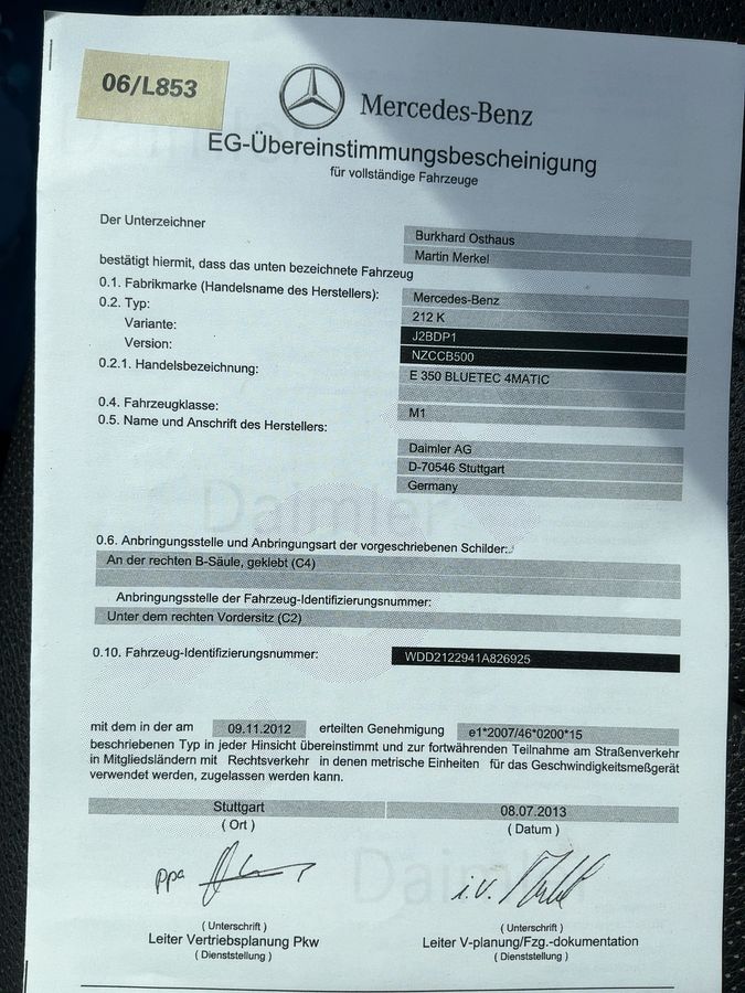 Mercedes-Benz E-Klasse d'occasion