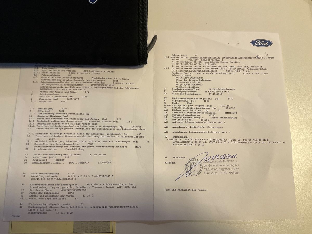 Ford B-Max d'occasion