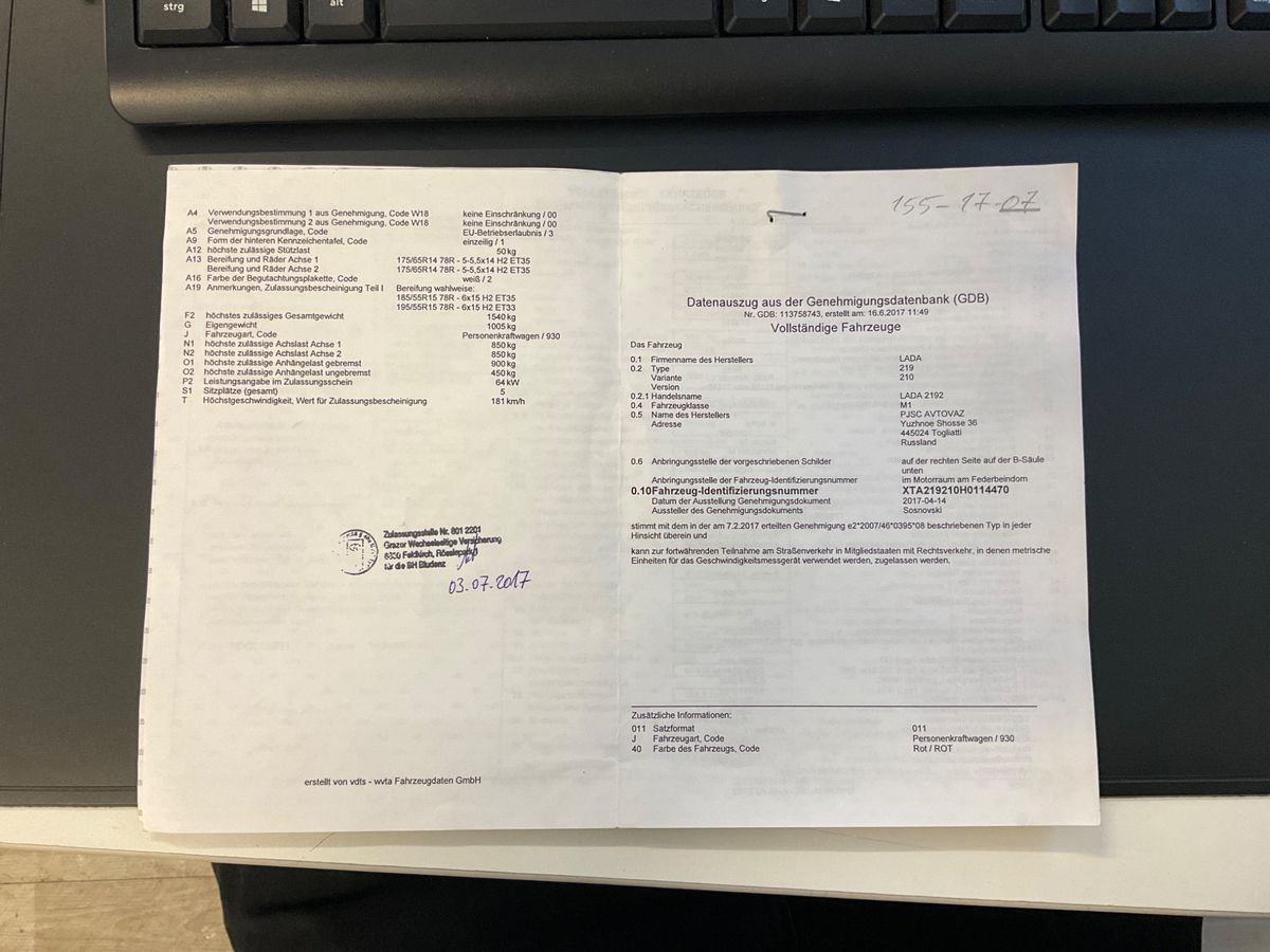 Lada Kalina d'occasion