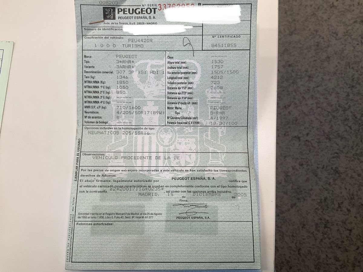 Peugeot 307 d'occasion