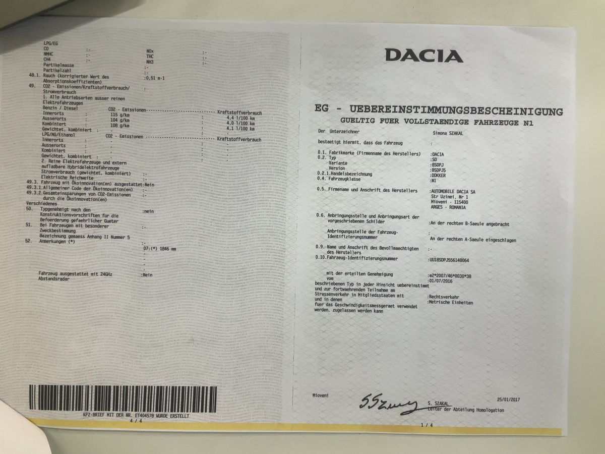 Dacia Dokker d'occasion