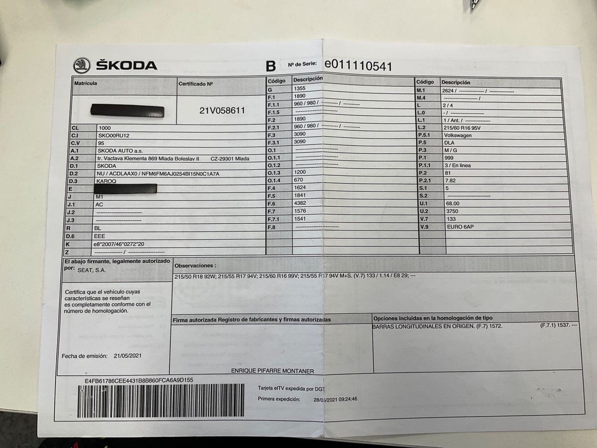Skoda Karoq 1.0 TSI Ambition